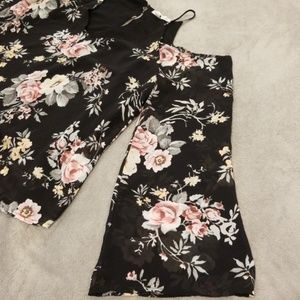 Haute Monde Cold Shoulder Bell Sleeve Top